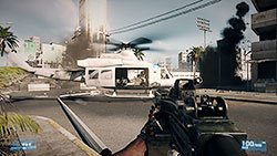 Tutaj również pod koniec potyczki nadjedzie pojazd opancerzony, ale powinniście mieć już wprawę w obsłudze JAVELINa - Misja 1- Operacja Exodus | Kooperacja | Battlefield 3 - Battlefield 3 - poradnik do gry