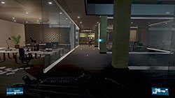 Podążajcie w stronę garażu za kolejnymi znacznikami, po drodze czyszcząc wszystkie korytarze z wrogów - Misja 4- Atak i Ucieczka | Kooperacja | Battlefield 3 - Battlefield 3 - poradnik do gry