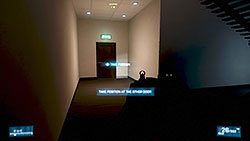 Po wejściu na klatkę schodową, jeden z was musi ustawić się przy drzwiach na niższym piętrze, a drugi zejść jeszcze piętro niżej i zrobić to samo - Misja 4- Atak i Ucieczka | Kooperacja | Battlefield 3 - Battlefield 3 - poradnik do gry