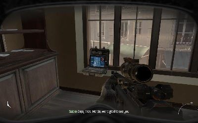 Kiedy się z nimi uporasz wejdź na piętro i podejdź do okna z lewej - II- Back and Drag | Opis przejścia gry | Call of Duty Modern Warfare 3 - Call of Duty: Modern Warfare 3 - opis przejścia i operacje specjalne - poradnik do gry