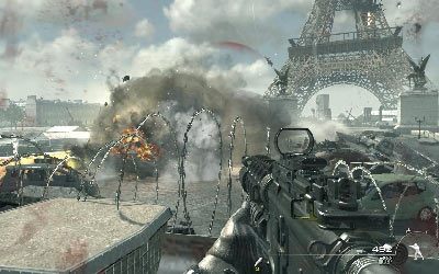 Teraz po prostu przedzieraj się przez plac eliminując kolejnych wrogów - II- Iron Lady | Opis przejścia gry | Call of Duty Modern Warfare 3 - Call of Duty: Modern Warfare 3 - opis przejścia i operacje specjalne - poradnik do gry