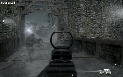 Zeskocz na most i przebiegnij przez niego ostrzeliwując wrogów - III- Stronghold | Opis przejścia gry | Call of Duty Modern Warfare 3 - Call of Duty: Modern Warfare 3 - opis przejścia i operacje specjalne - poradnik do gry