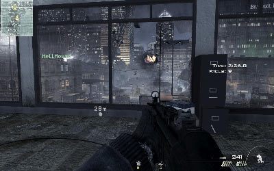Kiedy podniosą się okiennice daj kompanowi chwilę na oczyszczenie z wrogów placu - Firewall | Operacje Specjalne | Call of Duty Modern Warfare 3 - Call of Duty: Modern Warfare 3 - opis przejścia i operacje specjalne - poradnik do gry