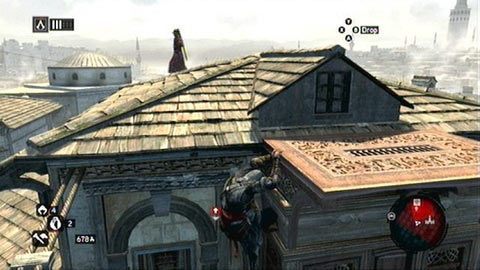 Nie jest to trudne zadanie, ale żeby zdobyć pełną synchronizację, musisz je wykonać po cichu - Sekwencja 2 - The Crossroads of The World (7) | Opis przejścia AC Revelations - Assassins Creed: Revelations - poradnik do gry