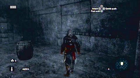 Jak znajdziesz się na miejscu, użyj Eagle Sense i odszukaj właściwe przejście - Sekwencja 4 - The Uncivil War (4,5) | Opis przejścia AC Revelations - Assassins Creed: Revelations - poradnik do gry