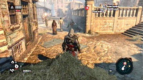 Żeby zdobyć pełną synchronizację, musisz zabić go z jakiejś kryjówki - Sekwencja 6 - Fortunes Disfavor (1,2) | Opis przejścia AC Revelations - Assassins Creed: Revelations - poradnik do gry