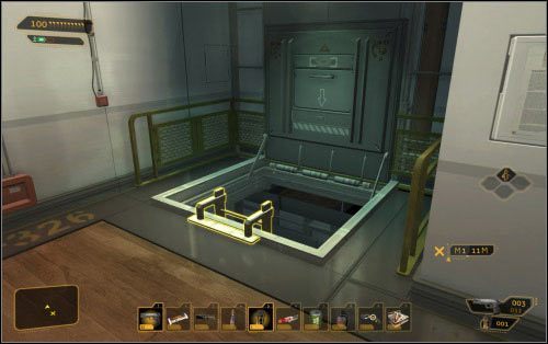 Do pokonania masz łącznie sześć poziomów statku - (3) Wariant pokojowy - Znajdź port wypadowy - Ucieczka z patelni - Deus Ex: Human Revolution - The Missing Link - poradnik do gry