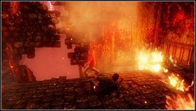 Udajemy się w lewo i po zwalonych deskach [1] wbiegamy do pomieszczenia - Rozdział 7- Nie wychodź ze światła | Opis przejścia Uncharted 3 Oszustwo Drakea - Uncharted 3: Oszustwo Drakea - poradnik do gry