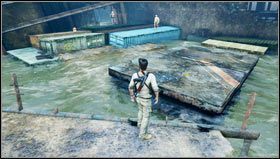 Wspinamy się na platformie i eliminujemy kolejnego przeciwnika - Rozdział 12- Porwanie (1) | Opis przejścia Uncharted 3 Oszustwo Drakea - Uncharted 3: Oszustwo Drakea - poradnik do gry