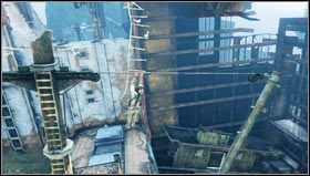 Wychodzimy na górę statku i wspinamy się na wieżyczkę [1] - Rozdział 12- Porwanie (1) | Opis przejścia Uncharted 3 Oszustwo Drakea - Uncharted 3: Oszustwo Drakea - poradnik do gry