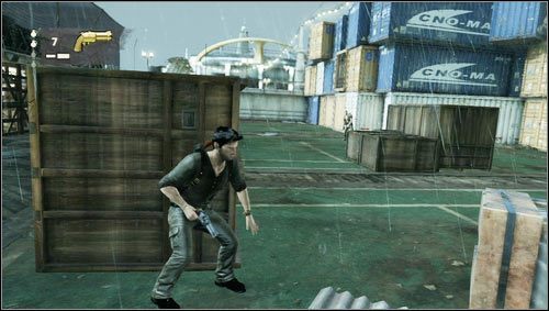 Po spadnięciu z rusztowania staniemy do dłuższej walki na przestronnym pokładzie [1] - Rozdział 14- W poszukiwaniu guza | Opis przejścia Uncharted 3 Oszustwo Drakea - Uncharted 3: Oszustwo Drakea - poradnik do gry