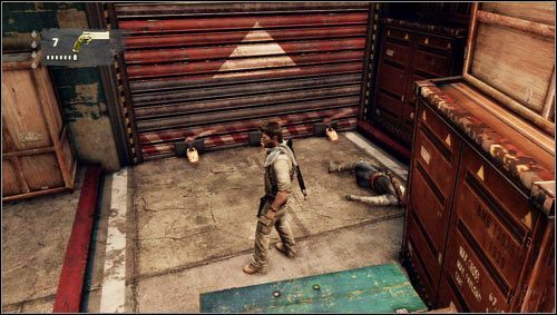 Będąc w środku rozprawiamy się z przeciwnikami i podchodzimy do drzwi, za którymi słychać nawoływania naszej towarzyszki [1] - Rozdział 16- Wóz albo przewóz | Opis przejścia Uncharted 3 Oszustwo Drakea - Uncharted 3: Oszustwo Drakea - poradnik do gry