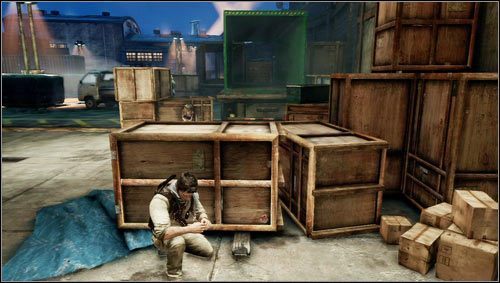 Idąc w prawo trafimy duży plac obsadzony sporą grupą przeciwników [1] - Rozdział 16- Wóz albo przewóz | Opis przejścia Uncharted 3 Oszustwo Drakea - Uncharted 3: Oszustwo Drakea - poradnik do gry