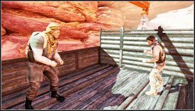 Z jednego z samochodów wyłoni się Sullivan i po krótkiej szamotaninie przeskoczy na ciężarówkę z żurawiem - Rozdział 20- Karawana | Opis przejścia Uncharted 3 Oszustwo Drakea - Uncharted 3: Oszustwo Drakea - poradnik do gry