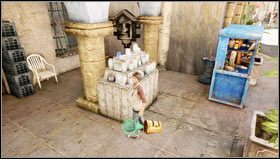 Wkrótce po tym jak nadgryziemy owoc (za co Drake oberwie) śledząc Sullivana wejdziemy na mały rynek [1] - Rozdział 2 | Skarby Uncharted 3 Oszustwo Drakea - Uncharted 3: Oszustwo Drakea - poradnik do gry