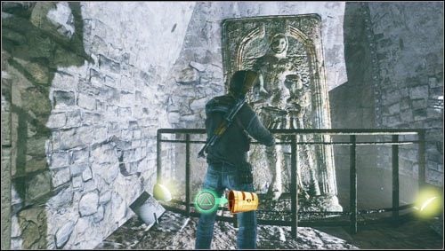 Po przejściu przez zwodzony most przestrzelimy kłódkę w metalowej bramie - Rozdział 8 | Skarby w Uncharted 3 Oszustwo Drakea - Uncharted 3: Oszustwo Drakea - poradnik do gry