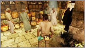 Po opuszczeniu pomieszczenia ze studzienką mijamy fontannę [1] i zaraz za nią skręcamy w lewo - Rozdział 11 | Skarby w Uncharted 3 Oszustwo Drakea - Uncharted 3: Oszustwo Drakea - poradnik do gry