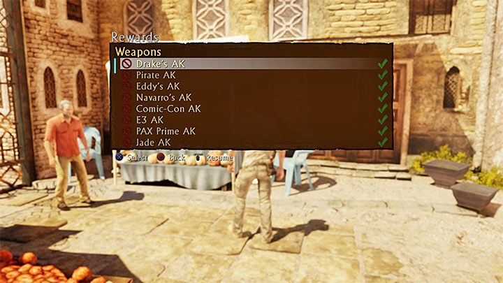 Inne przydatne kody znajdują się w menu Weapons - Uncharted 3: Oszustwo Drakea - poradnik do gry