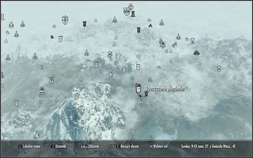 4 - Mapy skarbów (VIII-X) | Questy poboczne w Skyrim - Skyrim - poradnik, mapy, questy