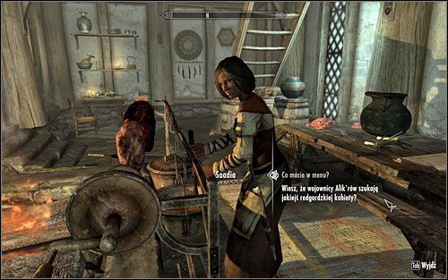 Pójdź za Saadią na piętro tawerny - Pomoc w potrzebie | Questy poboczne w Skyrim - Skyrim - poradnik, mapy, questy