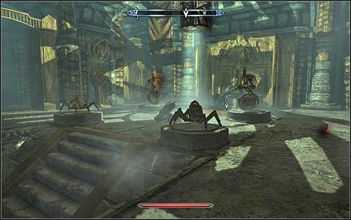 Na początek powróć do miejsca startu, czyli do drzwi prowadzących do głównego obszaru Nchuand-Zel - Zaginiona ekspedycja | Questy poboczne w Skyrim - Skyrim - poradnik, mapy, questy