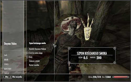 Idąc dalej przygotuj się na walkę z kilkoma draugrami oraz na kolejne pułapki - Zakazana opowieść (1) | Questy poboczne w Skyrim - Skyrim - poradnik, mapy, questy