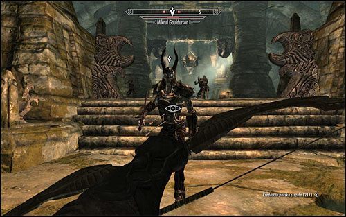 Po wejściu do krypty, przygotuj się na trudną walkę z jednym z synów Gauldura - Mikrulem - Zakazana opowieść (1) | Questy poboczne w Skyrim - Skyrim - poradnik, mapy, questy