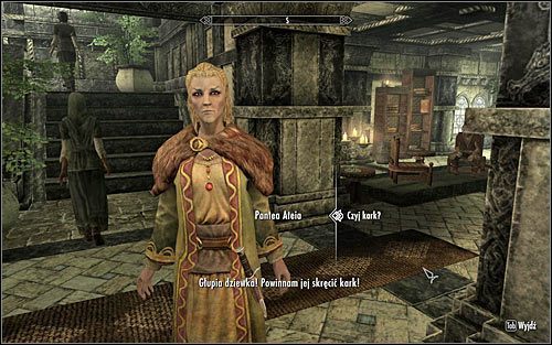 Wybierz się do Akademii Bardów w Samotni i odszukaj Panteę Ateię (powyższy screen) - Różne - Znajdź flet Pantei | Questy Akademii Bardów w Skyrim - Skyrim - poradnik, mapy, questy