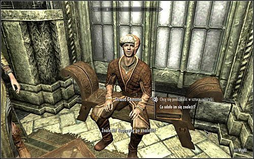 Wybierz się do Akademii Bardów w Samotni i odszukaj Girauda Gemanea (powyższy screen) - Różne - Odszukaj bęben Rjorna | Questy Akademii Bardów w Skyrim - Skyrim - poradnik, mapy, questy
