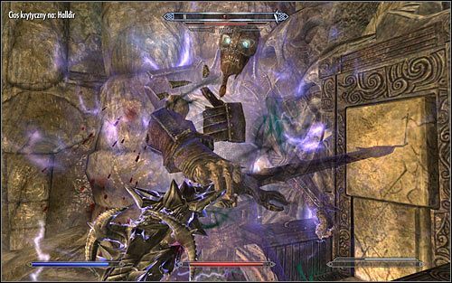 Przystąp do atakowania draugra - mściciela, który pojawi się przed Tobą - Różne - Odszukaj bęben Rjorna | Questy Akademii Bardów w Skyrim - Skyrim - poradnik, mapy, questy