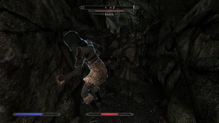 W jaskini czeka cię walka z grupą bandytów. - Absent Antiquity | Zadania w grze | Skyrim - Skyrim - poradnik, mapy, questy
