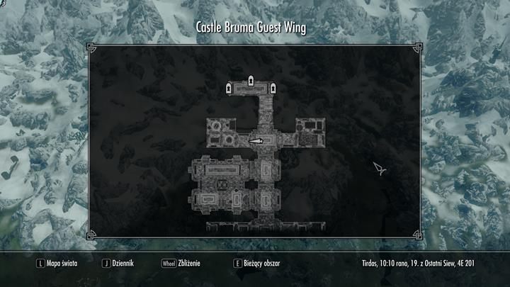 Udaj się teraz do Guests Wing, podejdź do zamkniętych drzwi i skorzystaj z uzyskanego klucza - Ugly Love | Zadania w grze | Skyrim - Skyrim - poradnik, mapy, questy