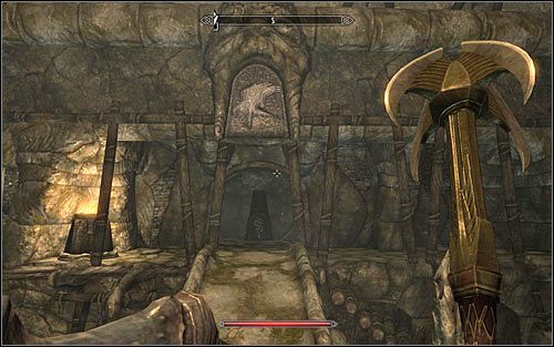 Powróć na główny balkonik i dla odmiany skieruj się teraz na południe (powyższy screen) - Dotarcie do portalu (2) | Gniazdo Pożeracza Światów | Solucja Skyrim - Skyrim - poradnik, mapy, questy