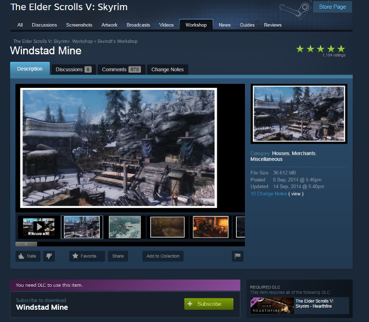 Platforma Steam umożliwia instalacje modów za pomocą jednego kliknięcia przycisku myszy. - Jak instalować modyfikacje? | Instalacja modów do Skyrim krok po kroku - Skyrim - poradnik, mapy, questy