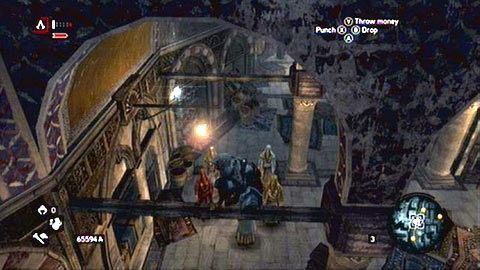 Umieszczono go nad latarnią wiszącą na bazarze - Imperial District (11-22) | Fragmenty Danych Animusa AC Revelations - Assassins Creed: Revelations - poradnik do gry