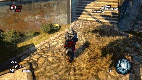 Znajduje się w krzakach niedaleko schodów - Galata District | Skrzynie ze skarbami Assassins Creed Revelations - Assassins Creed: Revelations - poradnik do gry