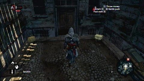 Umieszczono go pod drewnianym dachem między budynkami - Constatntine District (12-24) | Skrzynie ze skarbami AC Revelations - Assassins Creed: Revelations - poradnik do gry