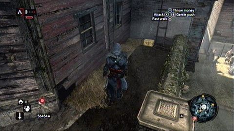 Skarb znajduje się w wąskim zaułku niedaleko schodów - Constatntine District (12-24) | Skrzynie ze skarbami AC Revelations - Assassins Creed: Revelations - poradnik do gry