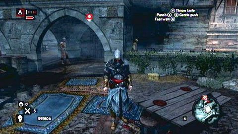 Umieszczono go niedaleko kamiennych łuków i drewnianego stołu - Constatntine District (12-24) | Skrzynie ze skarbami AC Revelations - Assassins Creed: Revelations - poradnik do gry