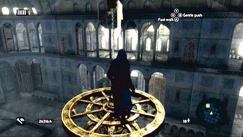 Zjedź z niego po linie w dół - Hagia Sophias Secret (2) | Ishak Pashas Memoir Pages w AC Revelations - Assassins Creed: Revelations - poradnik do gry