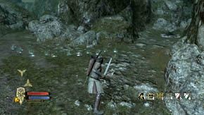 Biegnij jedyną możliwą drogą przed siebie, aż będziesz musiał zejść na dół, w lewo, a potem w prawo - Wzgórza Kurhanów (1) | Rozdział 2 | Władca Pierścieni Wojna na Północy - Władca Pierścieni: Wojna na Północy - poradnik do gry