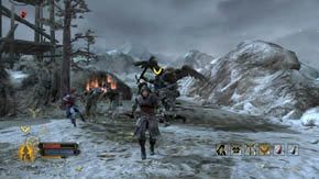 Teraz czeka cię naprawdę bardzo trudna walka, dlatego koniecznie wezwij Belerama i pamiętaj o korzystaniu ze wszystkich specjalnych umiejętności - Wysokie Wrzosowiska (2) | Rozdział 3 | Władca Pierścieni Wojna na Północy - Władca Pierścieni: Wojna na Północy - poradnik do gry