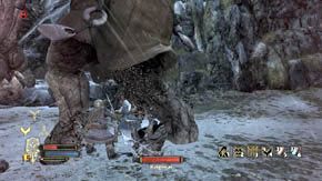 Bargrisar jest bardzo wytrzymałym przeciwnikiem, ale walka z nim nie należy do trudnych - Kamienna Rozpadlina | Rozdział 3 | Władca Pierścieni Wojna na Północy - Władca Pierścieni: Wojna na Północy - poradnik do gry