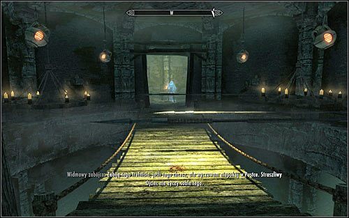 Skieruj się w stronę zachodniego przejścia, docierając do mostu zwodzonego (powyższy screen) - Lek na szaleństwo (2) | Zadania Mrocznego Bractwa | Solucja Skyrim - Skyrim - poradnik, mapy, questy