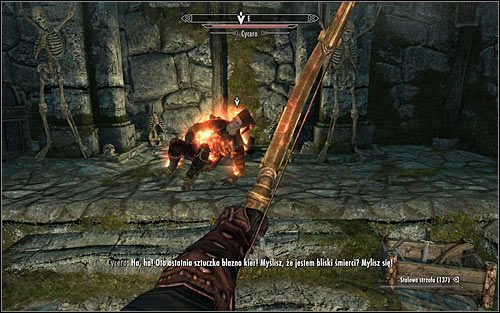 Jeżeli masz zamiar zabić Cycerona, to musisz sam sprowokować walkę (powyższy screen) - Lek na szaleństwo (2) | Zadania Mrocznego Bractwa | Solucja Skyrim - Skyrim - poradnik, mapy, questy