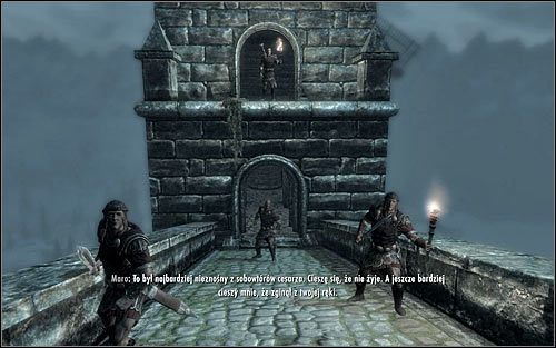 Powinieneś znaleźć się na dużym moście i musisz udać się prosto - Cesarstwo musi zginąć | Zadania Mrocznego Bractwa | Solucja Skyrim - Skyrim - poradnik, mapy, questy