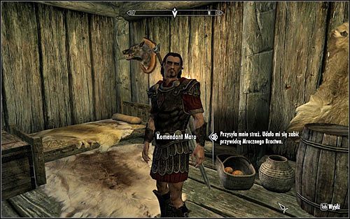 Po dotarciu na miejsce wejdź do oznaczonego przez grę budynku, czyli Przyczółka Penitus Oculatus - Zniszcz Mroczne Bractwo! | Zadania Mrocznego Bractwa | Solucja Skyrim - Skyrim - poradnik, mapy, questy