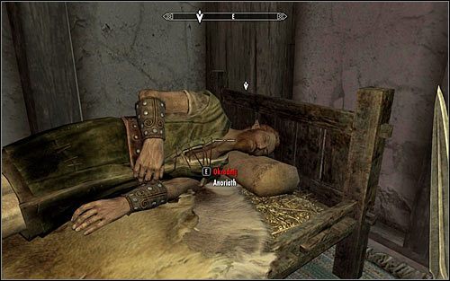 Wejdź do gospody i odszukaj myśliwego w jednym z jej bocznych pomieszczeń - Zlecenie- Zabij Anoriatha | Zadania Mrocznego Bractwa | Solucja Skyrim - Skyrim - poradnik, mapy, questy