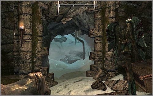 Otwórz drzwi do kolejnej lokacji i rozpraw się z nową grupą przeciwników - Zaplanowany odwet | Zadania Towarzyszy | Solucja Skyrim - Skyrim - poradnik, mapy, questy