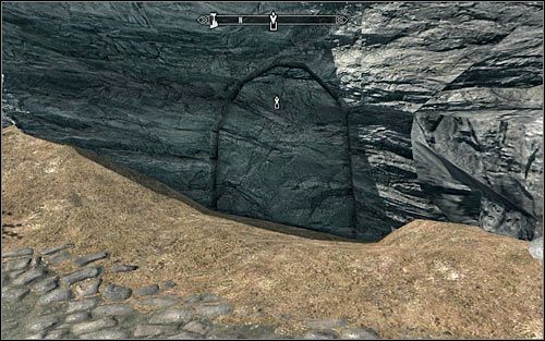 Zejdź na dół i skorzystaj z dobrze poznanego wejścia do Podziemnej Kuźni (powyższy screen) - Chwała poległym (1) | Zadania Towarzyszy | Solucja Skyrim - Skyrim - poradnik, mapy, questy
